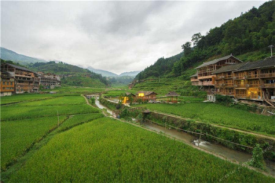 肇兴溪舍山堂 Creekside Inn Liping Extérieur photo